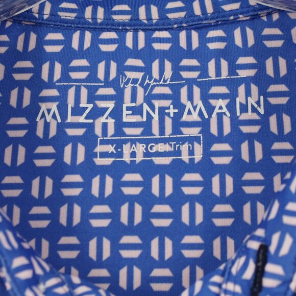 Mizzen main Shirt men's XL Phil Mickelson Golf Polo Pacific Sunset Geo Print - Picture 4 of 13